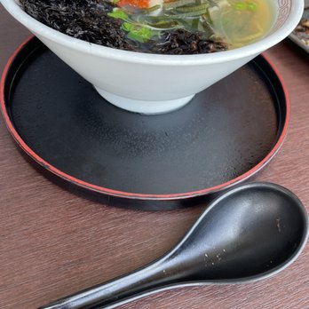 Jidaiya Ramen Dining - Dirty spoon from serving on 2nd order - Ramen Near Me - Gardena, California