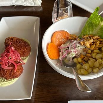 Las Brasas - Ceviche Pescado and Lamb Papa Rellena - Latin American Near Me - Decatur, Georgia