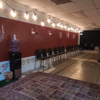 Axem Axe Throwing - Chairs behind the throwing areas/booths. - Axe Throwing Near Me - West Covina, California Axem Axe Throwing - Chairs behind the throwing areas/booths. - Axe Throwing Near Me - West Covina, California