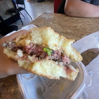 Boca Burger - Undercooked hamburger - Burgers Near Me - Claremont, California Boca Burger - Undercooked hamburger - Burgers Near Me - Claremont, California