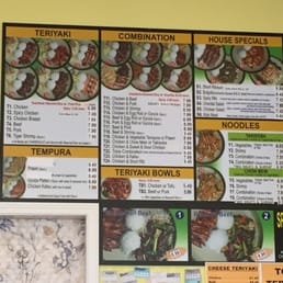 Left half of their menu Left half of their menu