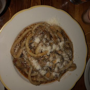 Piccoli Trattoria - Bucatini with duck ragu - Italian Near Me - Brooklyn, New York Piccoli Trattoria - Bucatini with duck ragu - Italian Near Me - Brooklyn, New York