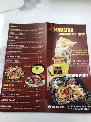 Menu photo 6 Borjstar Shawarma Shop Gardena, CA Menu photo 6 Borjstar Shawarma Shop Gardena, CA