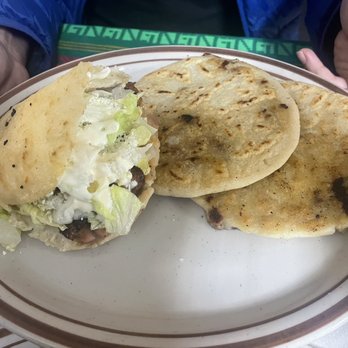 Gaby’s Restaurant - Left: Gordita de pastor . Right: pupusas mixtas - Salvadoran Near Me - Watsonville, California Gaby’s Restaurant - Left: Gordita de pastor . Right: pupusas mixtas - Salvadoran Near Me - Watsonville, California