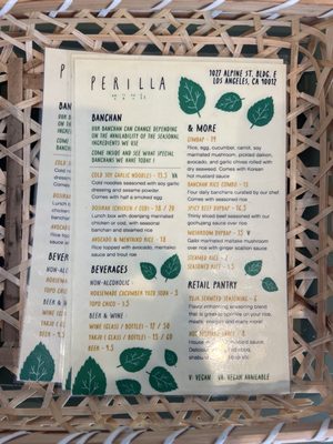 Menu photo 3 Perilla LA Los Angeles, CA Menu photo 3 Perilla LA Los Angeles, CA