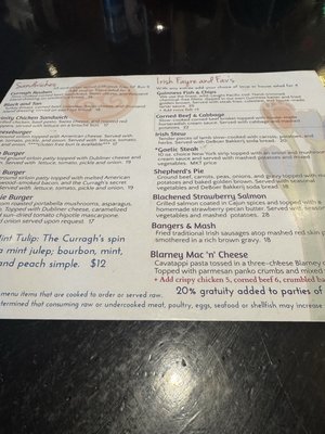 Menu photo 2 The Curragh Holland, MI