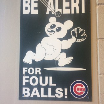 Chicago Cubs - Watch out for them fouls! - Professional Sports Teams Near Me - Chicago, Illinois