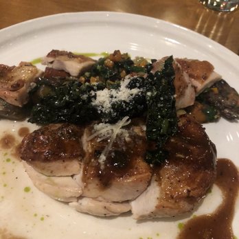The Lime Lite - My Pan Roasted RoseMary Chicken with butternut squash and kale gnocchi - flavors were WILD!!! WOW on 01/29/22 - New American Near Me - Fresno, California