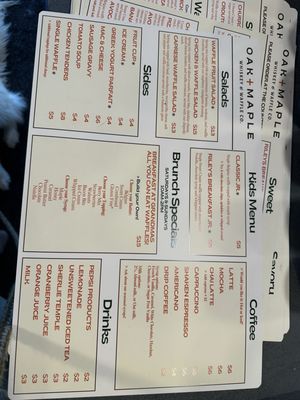 Menu photo 5 Oak and Maple Greeley, CO