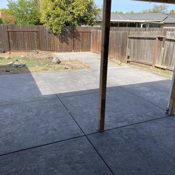 JF Regalado Concrete & General Construction - Stamped back patio - Masonry/Concrete Near Me