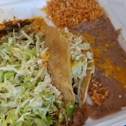 Two Beef Tacos Plate