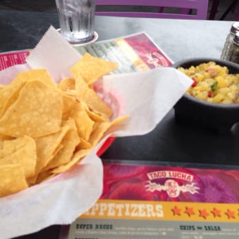 Taco Lucha - Chips and pineapple salsa - Mexican Near Me - Manhattan, Kansas Taco Lucha - Chips and pineapple salsa - Mexican Near Me - Manhattan, Kansas