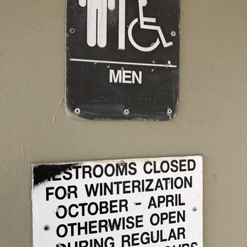 Bingham Park - Bathroom hours. It's January and they were open. - Parks Near Me - Louisville, Kentucky