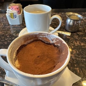 Enrigo Italian Bistro - Tiramisu with coffee for dessert, Sept 2026. - Italian Near Me - Cary, North Carolina