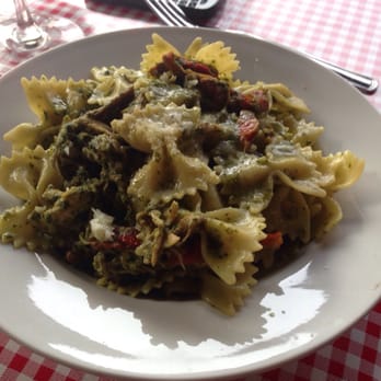 Fiamo - Chicken and Artichoke with Bow Tie Pasta ($15 -half size) - Italian Near Me - Victoria, British Columbia Fiamo - Chicken and Artichoke with Bow Tie Pasta ($15 -half size) - Italian Near Me - Victoria, British Columbia