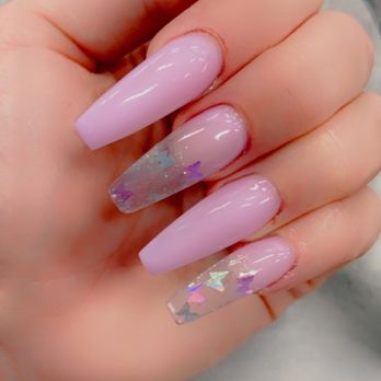 Crystal's Nails & Spa - butterfly full set - Nail Salons Near Me - Lakeside, California