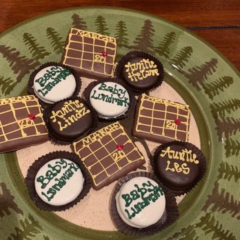 Danville Chocolates - Chocolate dipped oreos and graham crackers made to announce a pregnancy while on a camping trip! - Chocolatiers & Shops Near Me - Danville, California Danville Chocolates - Chocolate dipped oreos and graham crackers made to announce a pregnancy while on a camping trip! - Chocolatiers & Shops Near Me - Danville, California