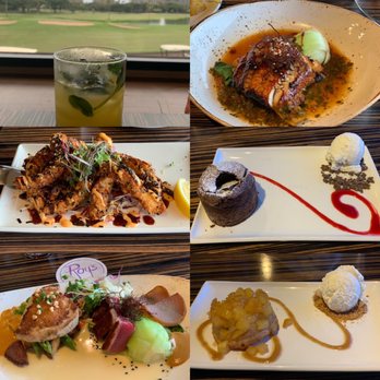 Roy's Kaanapali - Calamari for appetizer, macnut mahi-mah and seared ahi combo, miso butterfish, chocolate soufflé and pineapple upside down cake. - Hawaiian Near Me - Lahaina, Hawaii Roy's Kaanapali - Calamari for appetizer, macnut mahi-mah and seared ahi combo, miso butterfish, chocolate soufflé and pineapple upside down cake. - Hawaiian Near Me - Lahaina, Hawaii