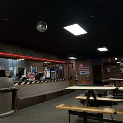 Rocket Roller Rink - Food court and seating
