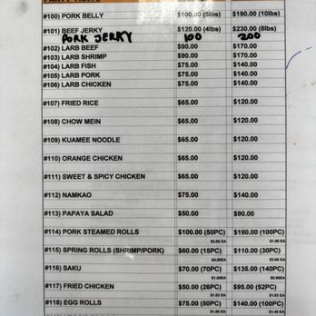 LA Kitchen - Party tray prices as of 05/2025 - Chinese Near Me - Fresno, California LA Kitchen - Party tray prices as of 05/2025 - Chinese Near Me - Fresno, California