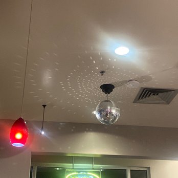 Raising Cane's Chicken Fingers - Disco ball!! Touch of class!! - Fast Food Near Me - Tulsa, Oklahoma