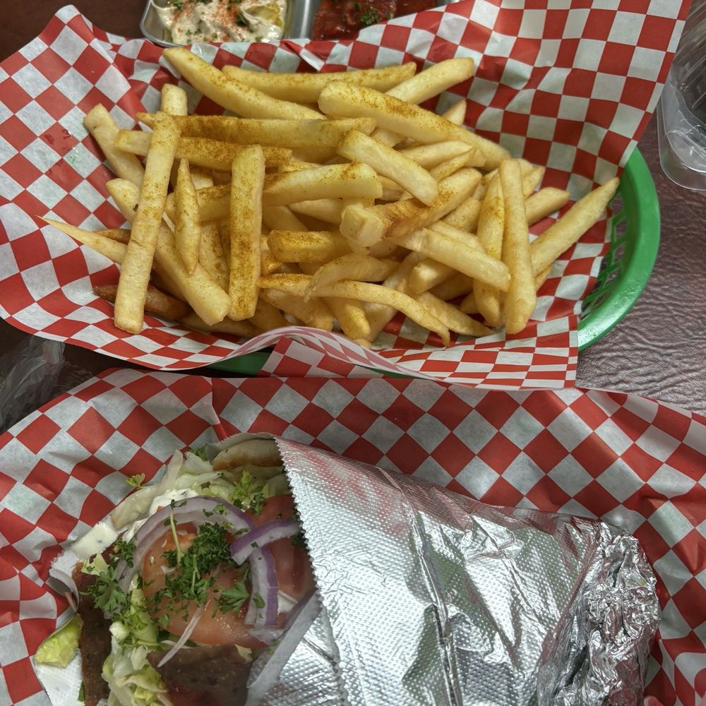 Harir Gyro & Burger - 27. Lamb & Beef Gyro Plate - Fast Food Near Me - Orangevale, California Harir Gyro & Burger - 27. Lamb & Beef Gyro Plate - Fast Food Near Me - Orangevale, California