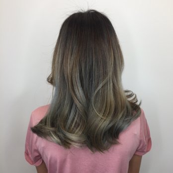 Dean Anthony Salon - Silver accents with ash blonde - Hair Salons Near Me - Long Beach, California