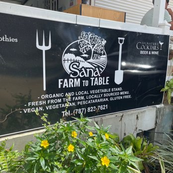 Sana - Sign - Farmers Market Near Me - Rincon, Puerto Rico