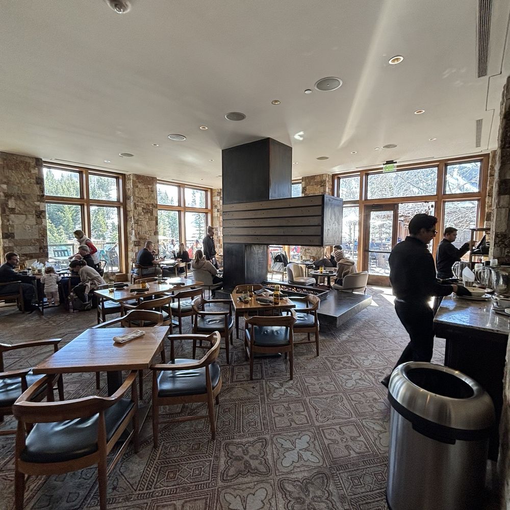 Inside the restaurant
