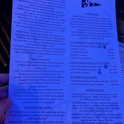 Pier 37 Boathouse - Menu