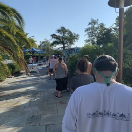 Line at 8:02am Saturday July