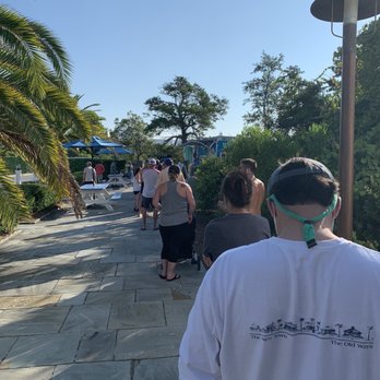 Charlie's Delights - Line at 8:02am Saturday July - Donuts Near Me - Alys Beach, Florida