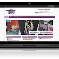 Holy Cow Online Marketing - LauraVictoriaDesigns.com - Desktop/Laptop view