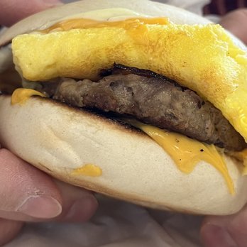 McDonald's - Steak Egg Cheese Bagel - birthday boy's favorite - Burgers Near Me - Vernon, Connecticut McDonald's - Steak Egg Cheese Bagel - birthday boy's favorite - Burgers Near Me - Vernon, Connecticut
