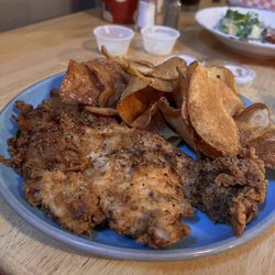 The Woodshed - Chicken Fried Chicken Sandwich (no bun).