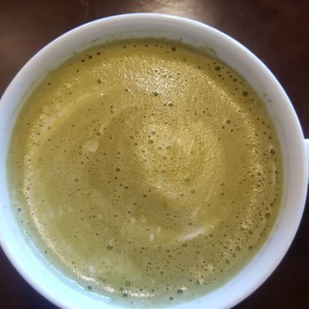 Ju's Coffee - Matcha latte! It had latte art but i drank from it already - Coffee & Tea Near Me - Parker, Colorado