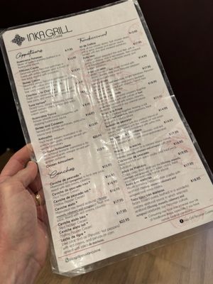 Menu photo 2 Inka Grill Roanoke, VA Menu photo 2 Inka Grill Roanoke, VA