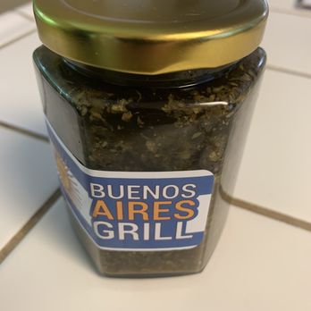Buenos Aires Grill - Jar of chimmichurri - Food Trucks Near Me