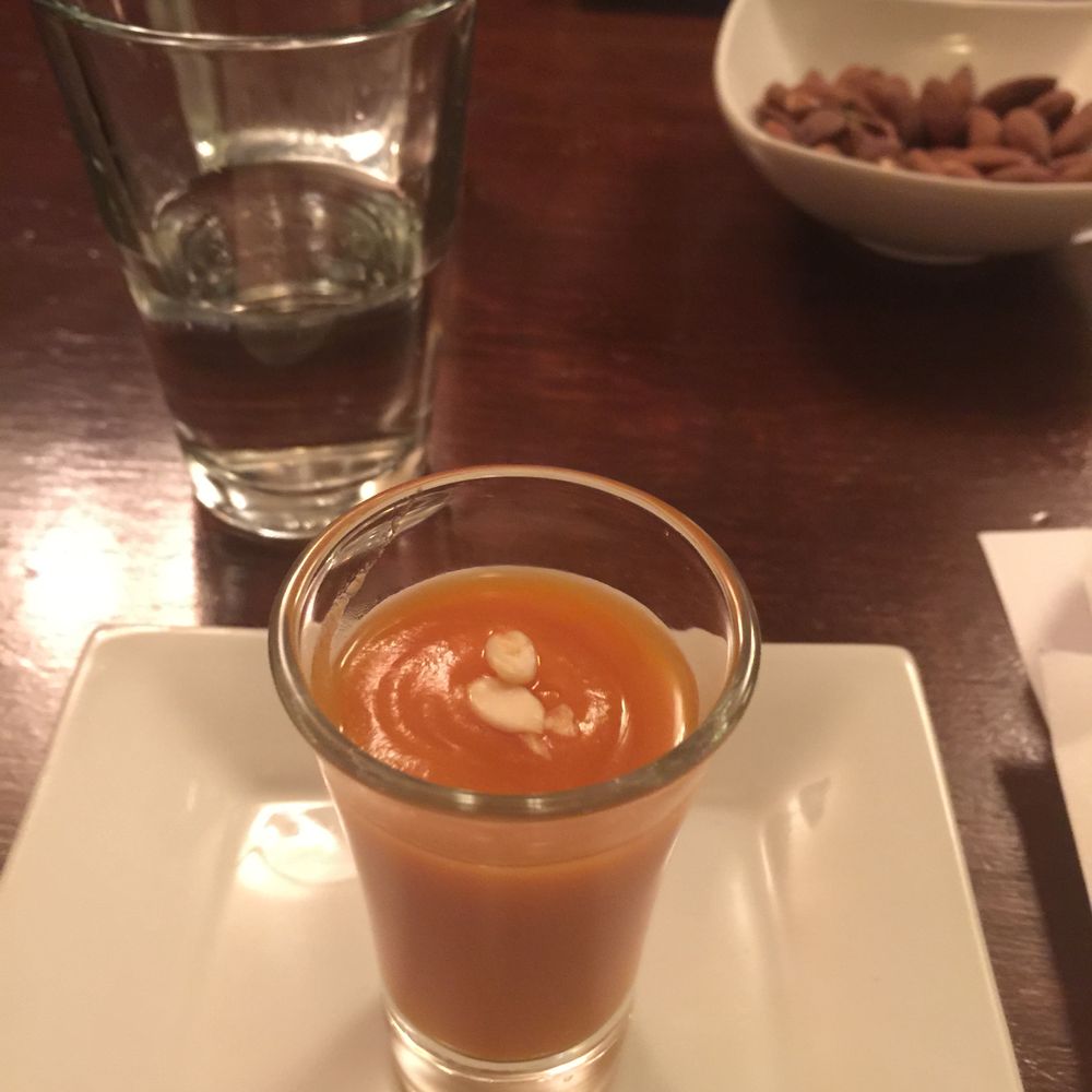Chez Michele - Butternut squash bisque - Caterers Near Me