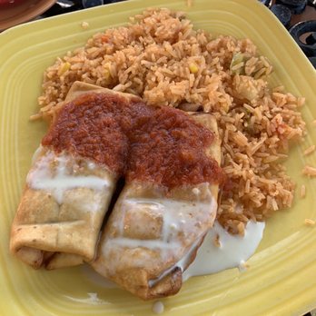 Fiesta Mexicana - Beef chimichangas with rice - Mexican Near Me - Myrtle Beach, South Carolina