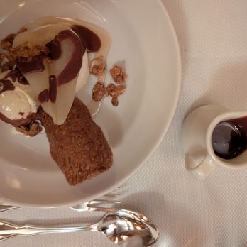 Chez Panisse - Poached pear - New American Near Me - Berkeley, California