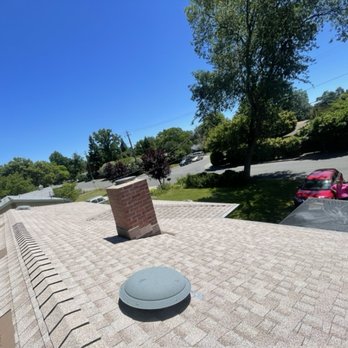 High Performance Roofing - Newest Chico project wrapped up . Customer chose our preferred GAF (birch wood ) . - Roofing Near Me