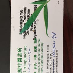 BG Acupuncture - Business Card