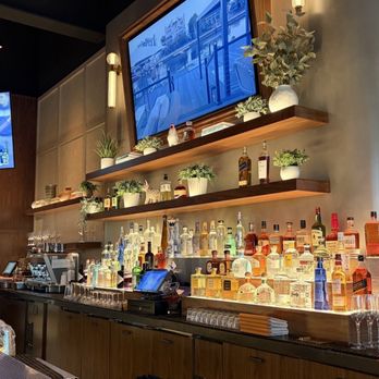 Hearthstone Kitchen & Cellar - Bar area with plenty of top shelf alcohol - New American Near Me - Las Vegas, Nevada Hearthstone Kitchen & Cellar - Bar area with plenty of top shelf alcohol - New American Near Me - Las Vegas, Nevada