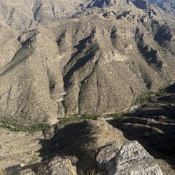 Blackett's Ridge - Sabino Canyon tram road from above
