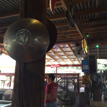 Bad Bob's Bend Store - Old VW hubcaps - Grocery Near Me - Bend, Texas