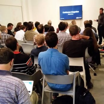 End Point Corporation - Zdenek teaching the team about continuous integration - Software Development Near Me - New York, New York End Point Corporation - Zdenek teaching the team about continuous integration - Software Development Near Me - New York, New York