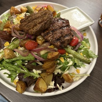 Hideout 125 - Steak salad - Seafood Near Me - Fort Wayne, Indiana Hideout 125 - Steak salad - Seafood Near Me - Fort Wayne, Indiana