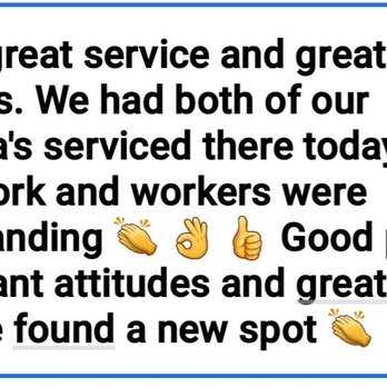 AV Auto Service - My husband and I were very satisfied today and will be back tomorrow for more work. - Auto Repair Near Me - Lancaster, California AV Auto Service - My husband and I were very satisfied today and will be back tomorrow for more work. - Auto Repair Near Me - Lancaster, California