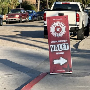Culinary Dropout - Complimentary valet - New American Near Me - Orange, California